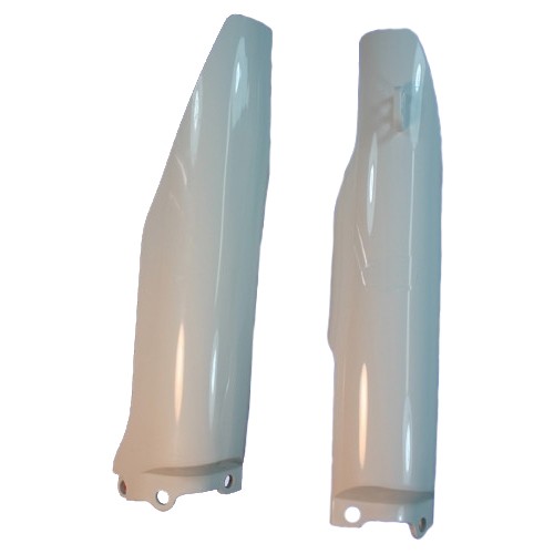 Polisport GabelschüTzer Passt An Kawasaki KX 125 250 04-08 KXF 250 04-05 Weiß-image