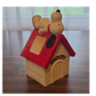 Determined Productions Snoopy Doghouse Ceramic Piggy Bank — photo 1