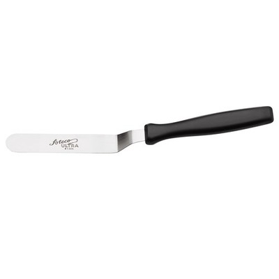 Ateco Ultra Offset Spatula with 4.25'' x 0.75'' Stainless Steel Blade, 412'', Silve