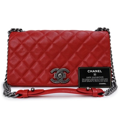 CHANEL Coco Mark MATELASSE City Lock Shoulder Bag A93018