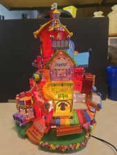 eBay Marketplace Custom Made Sculpture Community Tower w/ Lights "RARE FIND"