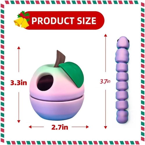 Full Body Joints 3D Printed Fruit Toy Desktop Decorations - Picture 2 of 10