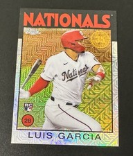 2021 Topps - Silver Pack 1986 Topps Chrome Baseball Luis Garcia #86BC-92 (RC)