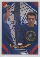 2017 Upper Deck Marvel Spider-Man Homecoming Blue Foil 55/99 Peter Parker 0my2