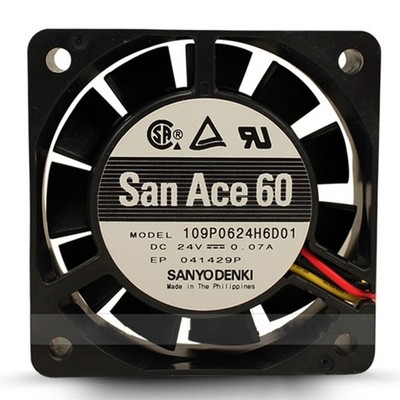 1PS For   109P0624H6D01 DC24V 0.07A 6CM 3-wire axial flow Fan New #yi