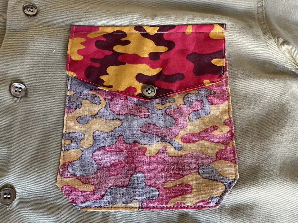 HELMUT LANG VINTAGE CAMOUFLAGE PRINT SHIRT - Image 4 of 4