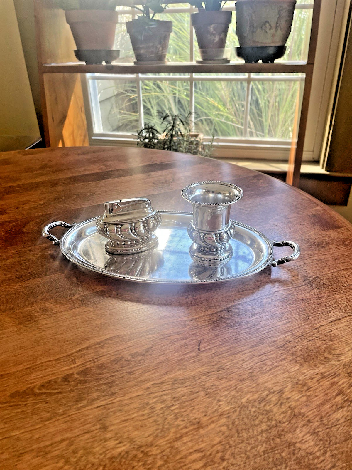 & Cigarette Holder Silverplate ~ U.s.a.