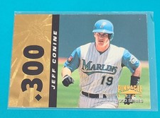 1996 Pinnacle #300 Jeff Conine Florida Marlins BASEBALL Card 3B