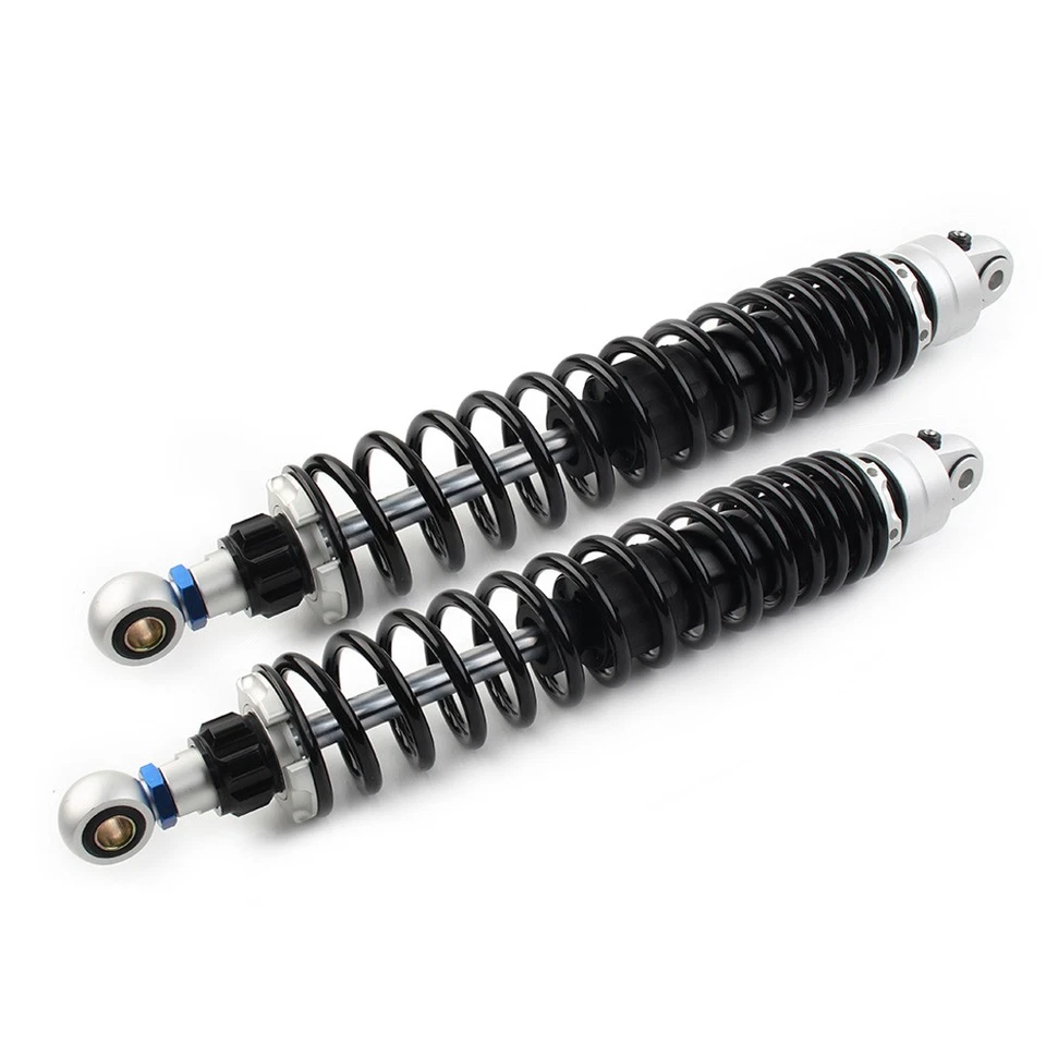 420mm Rear Shock Absorber Air Suspension Motorcycle ATV For Honda Yamaha Black - Image 3 of 4