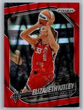2025 Panini Prizm WNBA Elizabeth Kitley #41 Red Seismic Prizm 70/249 - Aces 🏀