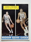 1969 New York Knicks vs San Diego Rockets Program 2/22/69