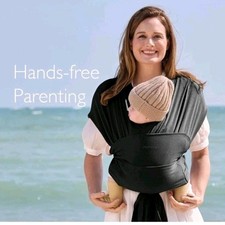 Momcozy Baby Wrap Carrier Slings Easy to Wear Infant Carrier Slings Babies Black