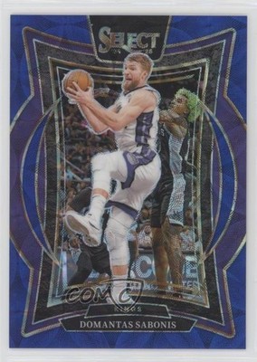 2024-25 Panini Select Concourse Blue Scope Prizm 9/249 Domantas Sabonis #24 5y7