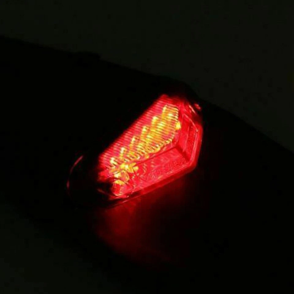 Motorcycle Rear Fender Brake Tail Light Black 12V LED Fits For KTM 200 530 EXC - Imagem 2 de 4