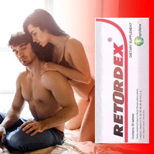 Retordex 30 Pills Sexual Stamina Booster Rock Hard Power for Men Energy