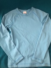 Hanna Andersson 130 Blue Rash Guard Dri-fit Long Sleeve Top. EUC
