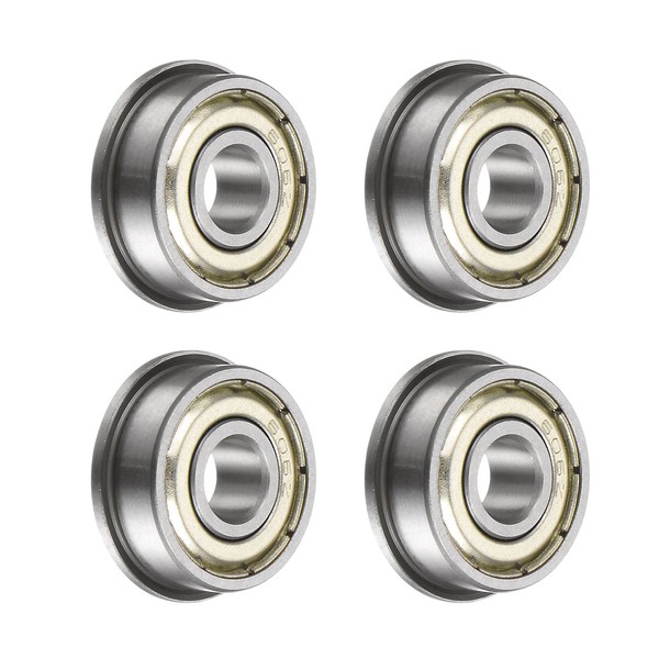 F606ZZ Kugellager Mit Flansch, 4 StüCk 6X17X6Mm FüR ABEC1 Flanschlager-image
