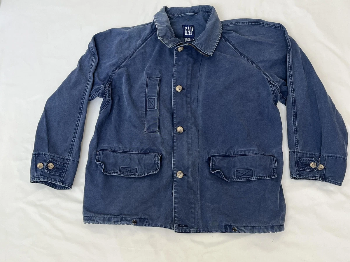 Navy Utility Jacket In Vintage Outerwear Coats & Jackets For Men