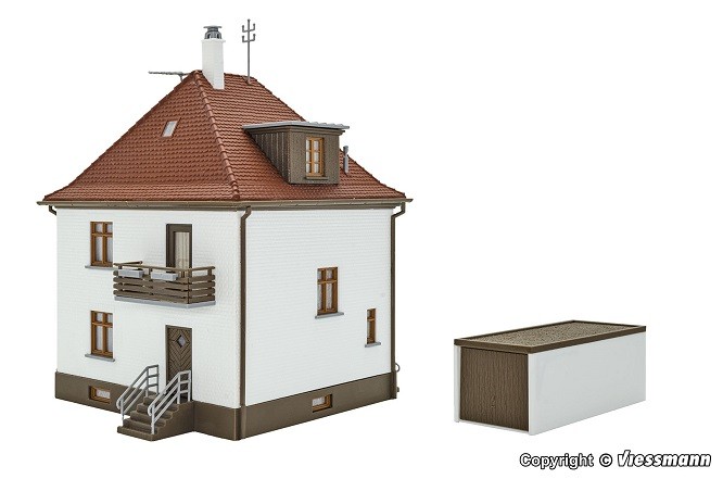 Kibri 38200 - H0 Residential House With Garage - New