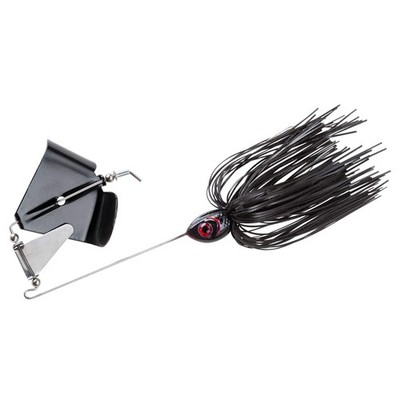 bass lure buzzbait BOOYAH Buzz Buzzbait Bass Fishing Lure, Black, 1/4 oz oz, Black