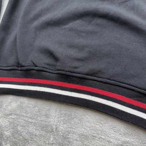 Italy Firenze schwarz-rote Jacke mit durchgehendem Reißverschluss Größe Small - Bild 12 von 12