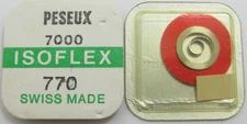 Peseux 7000 watch part: mainspring 770 x1 * sealed white alloy *