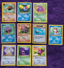 Bundle 10 Pokémon #9 Gravalanch, Miaouss (NearMint) Jungle Fossile Edition 1