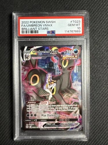 Umbreon VMAX TG23/TG30 Swsh09: Brilliant Stars Trainer Gallery Holo