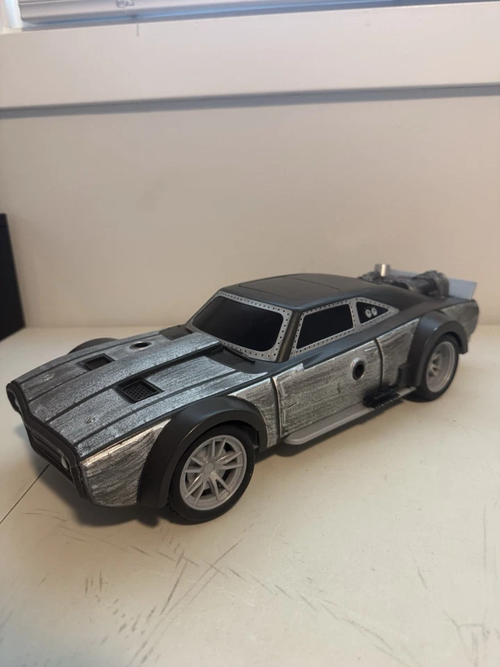 БОЛЬШОЙ 15 «БЫСТРЫЙ И ЯРОСТНЫЙ ЛЕД DODGE ЗАРЯДНОЕ УСТРОЙСТВО АВТОМОБИЛЯ СО ЗВУКАМИ MATTEL - Изображение 2 из 4