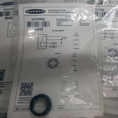 1pc New BANNER Photoelectric Switch QS18VP6RQ8 Quality assurance