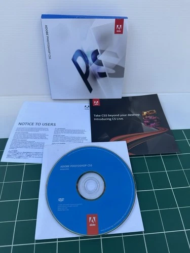 Adobe Photoshop CS5 64 & 32 bit for Windows - Upgrade Version - w/Serial Number