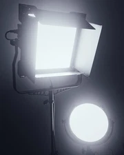 Fotodiox Pro FACTOR 1x1 and 12" BUNDLE V-2000ASVL Bicolor LED Video Lights