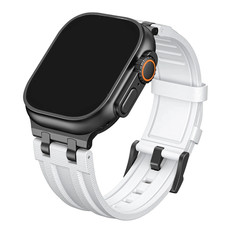 for Apple Watch FKM Sport Band Ultra 4 3 2 1 Series 12 11 10 9 8 7 6 SE 42-49mm