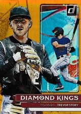 Trevor Story 2022 Donruss #29 Holo Orange Colorado Rockies