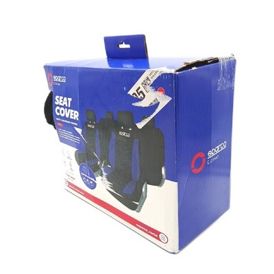 Sparco Sitzbezüge Auto Innenausstattung S LINE Universal Schwarz Blau Sport Styl