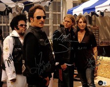 Sons of Anarchy Cast Season 1 Signed 11x14 Photo Beckett Hunnam Sagal