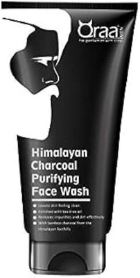 Qraa Himalayan Charcoal Purifying Face Wash For Deep Cleansing 100g