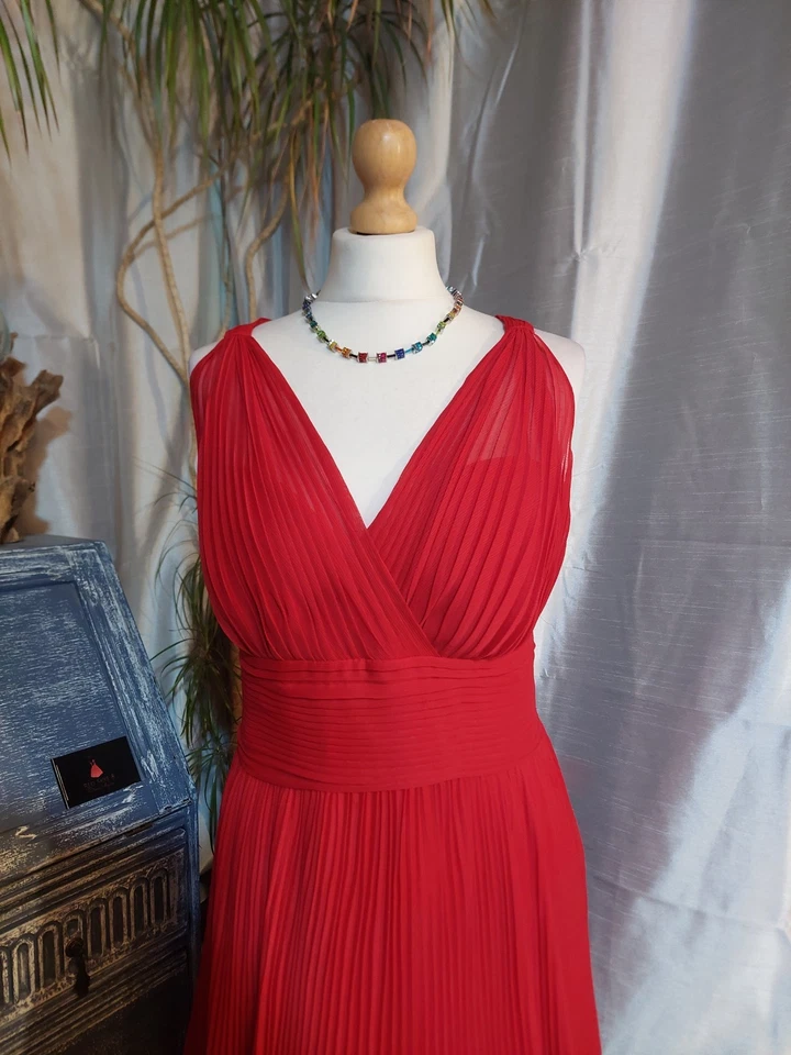 Coast flowing red ruffles Ballgown Size 16 – Wedding / Party / Evening / Formal - Image 2 of 4