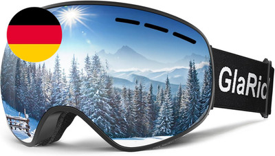 Skibrille, Snowboard Brille Für Brillenträger Herren Damen, OTG Ski Goggles Rahm