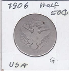1906 usa fifty cents