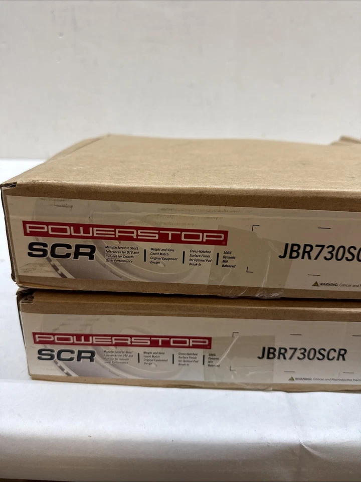 Juego de 2 rotores delanteros PowerStop para Subaru Impreza Legacy 1991-2016 Foto 3 de 3