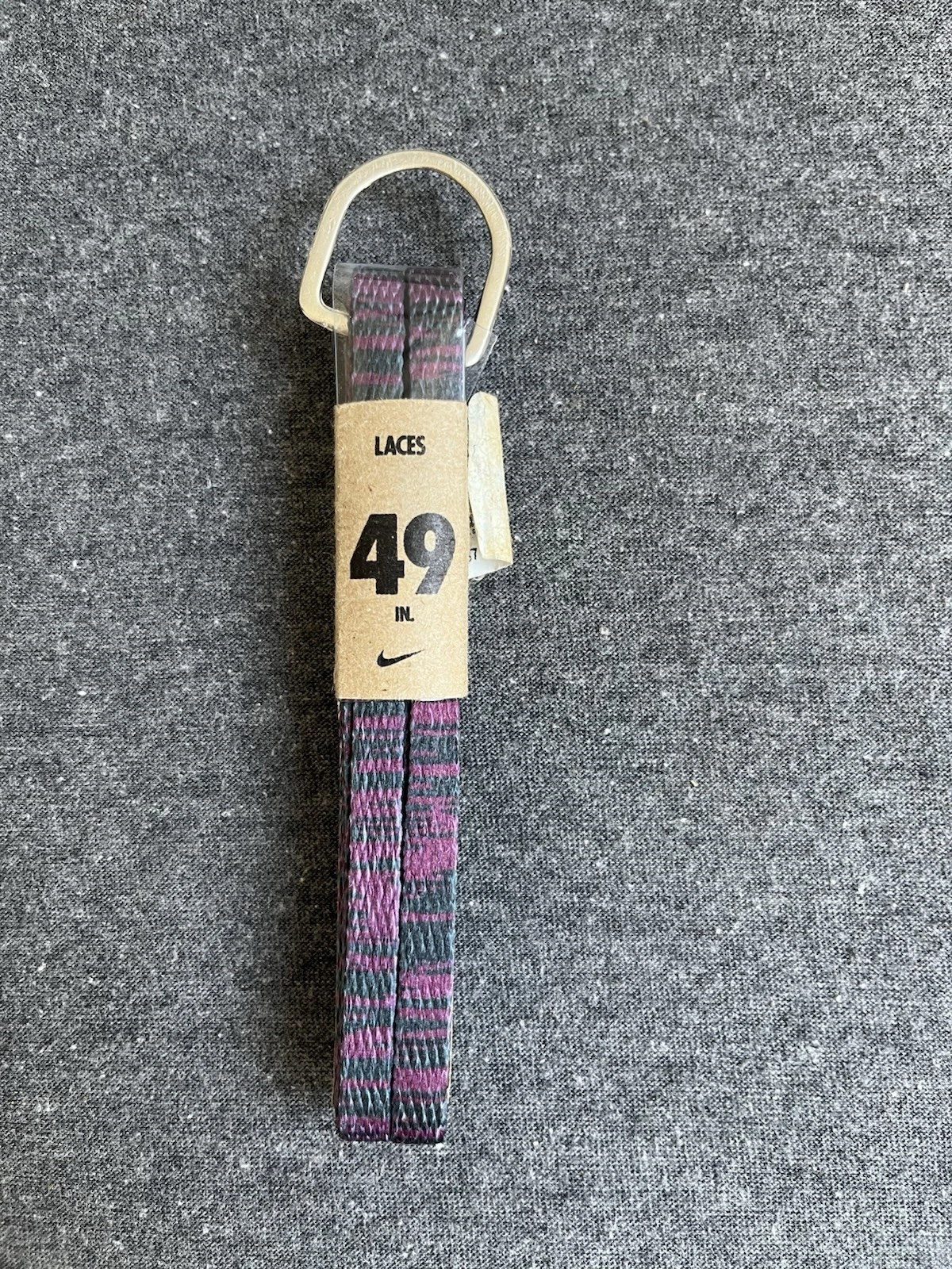 NUOVI lacci unisex Nike 49" pollici colore piatto onda nero rosso lampone 92537