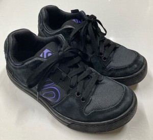 Five Ten Women's Freerider Mountain Bike Shoes Size 8.5 | Carbon/Black/Purple