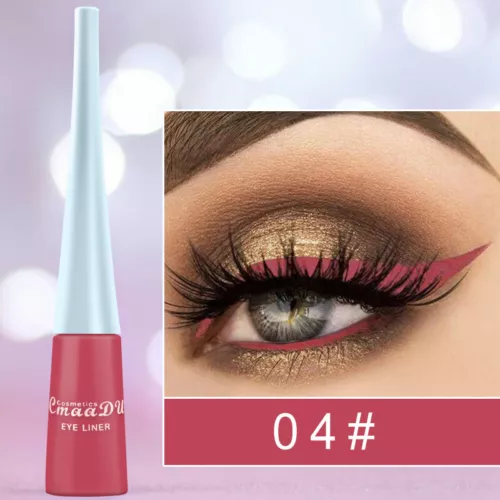 Matita eyeliner colorata 24 ore liquido alto pigmento lunga durata eye liner penna gel - Foto 83 di 110