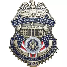 DD-005 Trump Vance Presidential Inauguration 47 Full Size Commemorative with hin