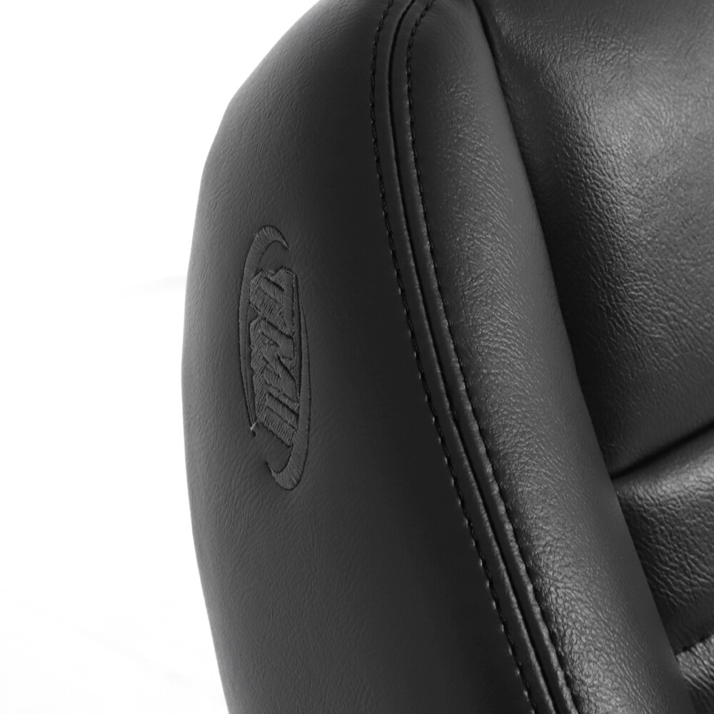 TMI Pro Series Cruiser Collection Bucket Seat Low Back Black W/ Black Stitch ...