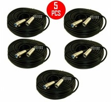 5 LOT 50ft XLR Male Female 3Pin Microphone Cord Audio Mic Shielded Cable 50'Foot
