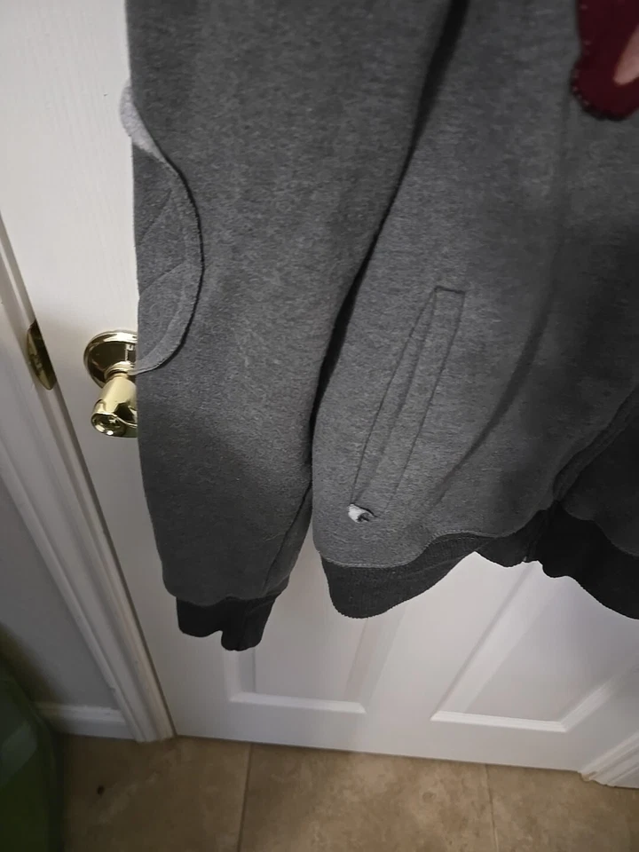 Chaqueta De Colección Marca Roja Para Hombre Talla Mediana Peace of Love Cremallera Completa Foto 4 de 4