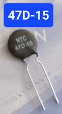 10PCS 5pcs NTC 47D-15 Inrush Current Limiter Thermistor NTC  5Amp 8 Ohm, USA