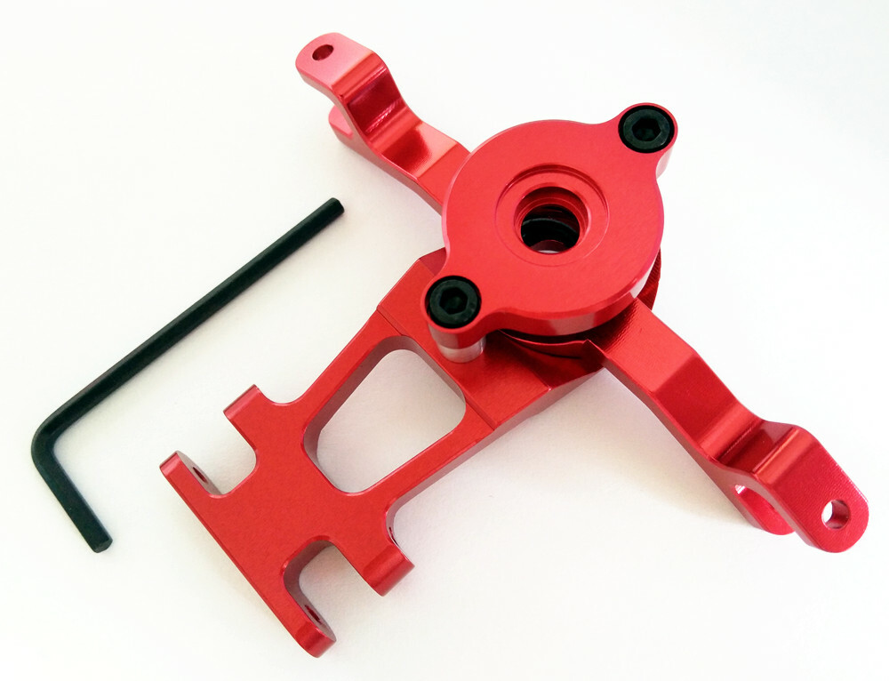 Aluminum Steering Assembly With Spring For Traxxas E-Revo 2.0 & Summit - Blue Upgrade Part - View #2